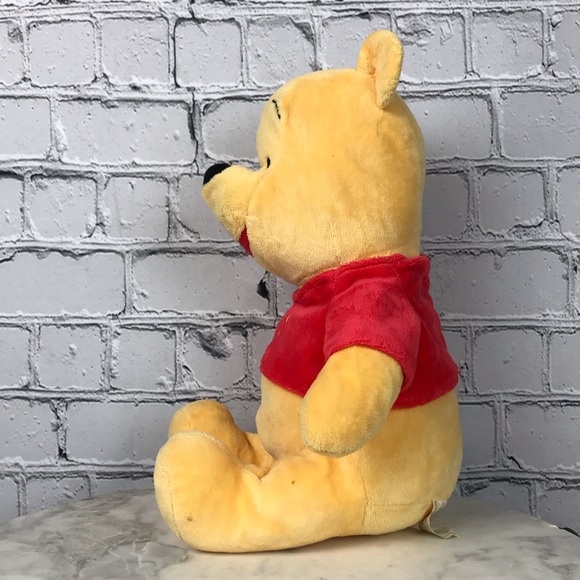 Disney Winnie The Pooh Children’s Golden Stuffed Animal Teddy Bear Plush Toy - Picture 7 of 10